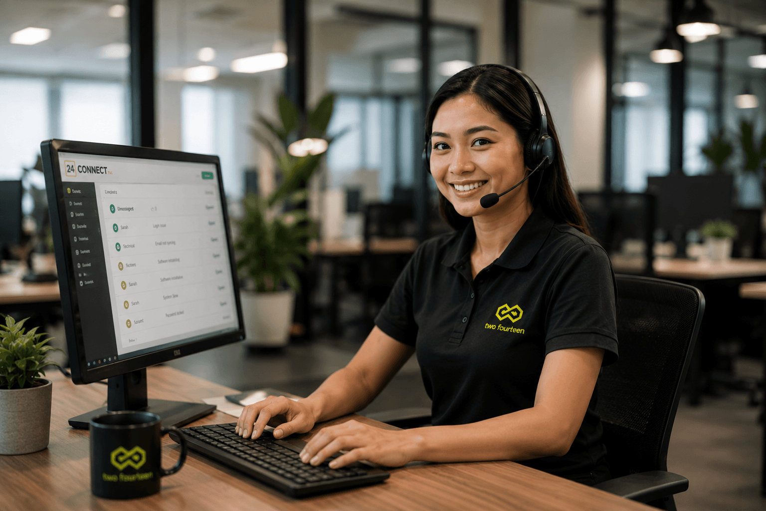 Customer service team
