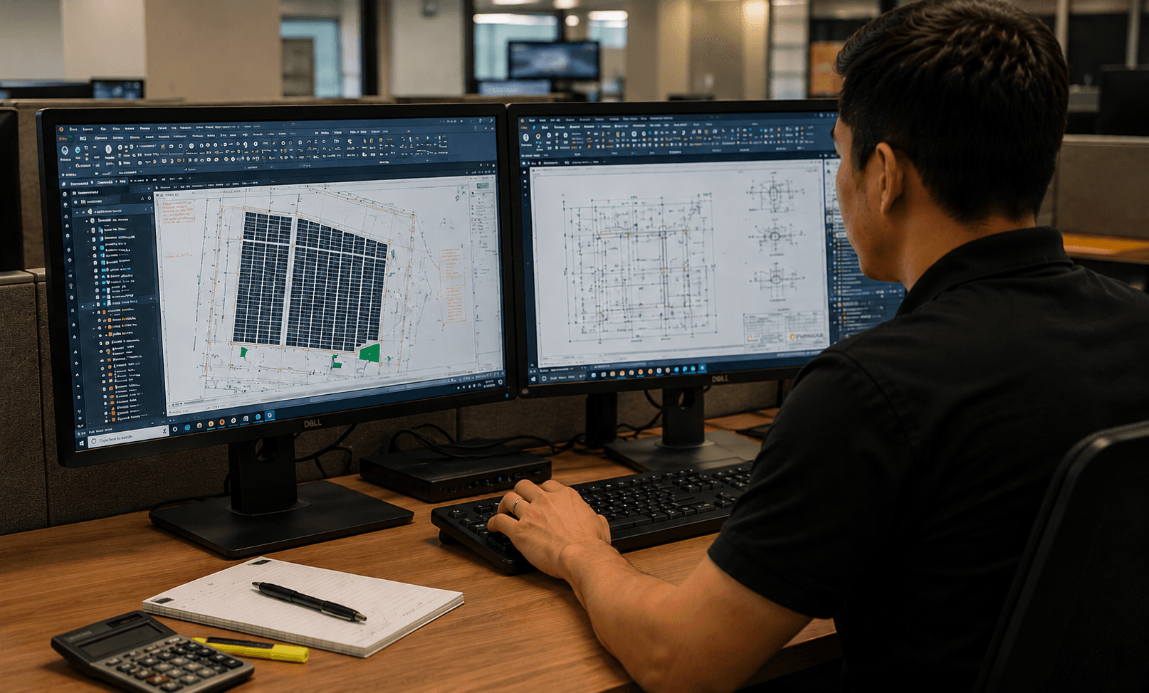 Solar operations support team